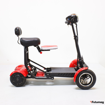 Трицикл GreenCamel Кольт 515 (36V 15,6Ah 2x250W) задние мотор-колеса Красный