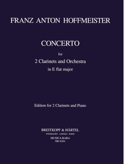Franz Anton Hoffmeister (1754–1812) Concerto in Eb major edited by Robert Paul Block [2clar,orch]