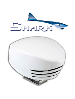 Электромагнитный звуковой сигнал Marco Shark SK1 13208122 12В 5А 108дБ 400Гц IP65 141х98х100мм из белого пластика