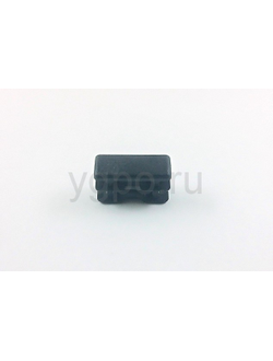 Заглушка для труб 30Х15 мм черная - ygpo.ru