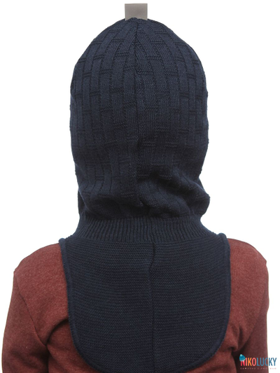 Шапка-шлем "Саша" 20201-02, цвет темно-синий, р. 52-54