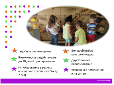 STEM Стена 1660х1250 передвижное основание