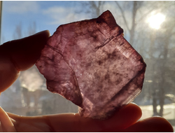 Лепидолит, Бразилия (69*65*6 мм, 53 г) №23946