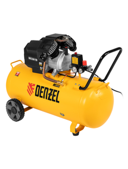 Компрессор воздушный DKV2200/100, Х-PRO 2.2 кВт, 400 л/мин, 100л Denzel