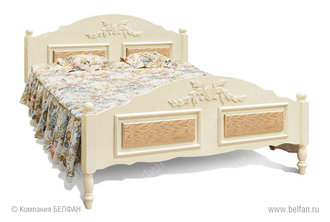 Кровать двуспальная Франческа 180 (высокое изножье), Belfan купить в Симферополе