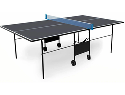 Теннисный стол всепогодный «Standard Pro Outdoor» (274×152,5×76 см, коричневый) с сеткой