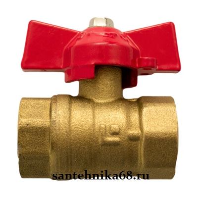 Кран шаровый вн.р. нар.р. ATM 1/2 3/4 1 1 1/4 1 1/2 2 эконом бабочка ручка