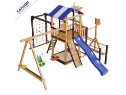ДЕТСКАЯ ДЕРЕВЯННАЯ ИГРОВАЯ ПЛОЩАДКА САМСОН БРЕТАНЬ СЕМЕЙНАЯ в Воронеже