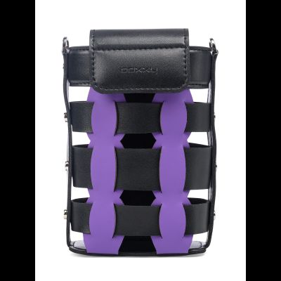 Мини-сумка 118	Черный Пурпурный