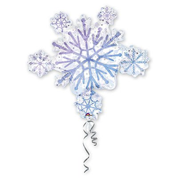 "Снежинка" блеск 80см