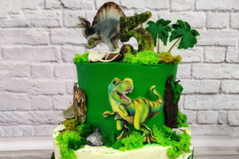 Торт "Парк юрского периода"