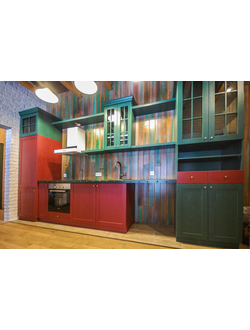 Кухня из массива под эмалью