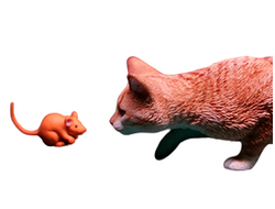 Рыжий кот с мышкой - Коллекционная ФИГУРКА 1/6 scale Felis catus 2.0 (JXK062A) - JXK