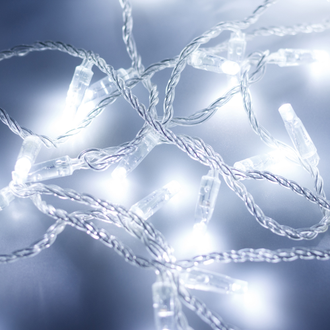 Светодиодная гирлянда Ardecoled ARD-STRING-CLASSIC-10000-CLEAR-100LED-FLASH (230V, 7W, IP65)
