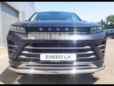 Защита переднего бампера d60 для CheryExeed LX (2022-...)