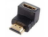 Переходник HDMI гнездо - HDMI штекер угловой 90