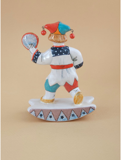 Качалка "Скоморох с 3-мя бубенчиками"