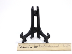 Подставка для образцов, срезов, пластик, черная (75*45 мм, вес: 5 г) №16920