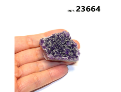 Аметист натуральный (друза) Бразилия арт.23664: 28,7г - 44*33*18мм