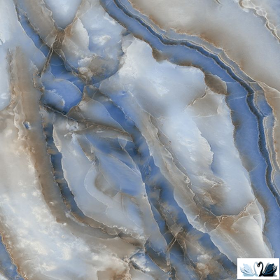 Керамогранит NB CERAMIC Portofino Dark Blue P1154 60 х 60 см серо - синий полированный