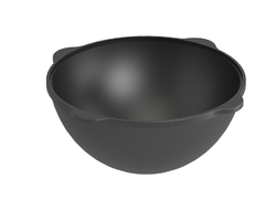 Казан чугунный 12 л с ручкой (Везувий)