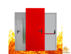Двери противопожарные металлические