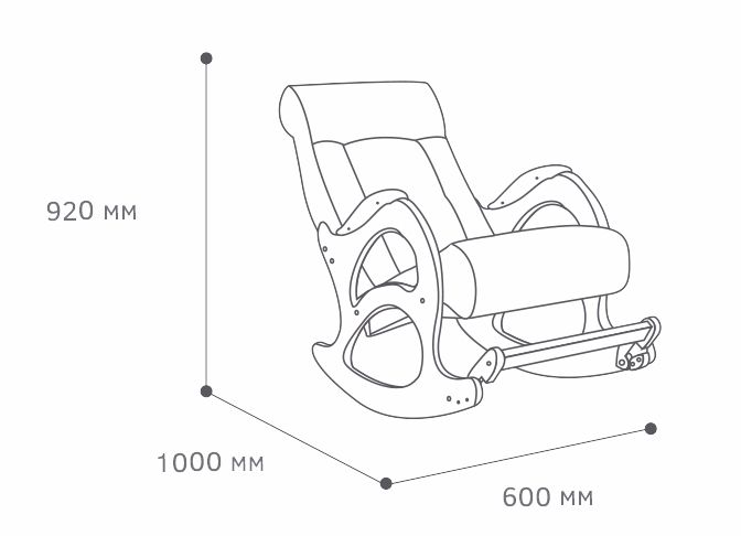 кресло качалка лекало