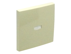 Efapel 90602 TMF, Клавиша для одноклавишного выключателя с подсветкой, бежевая