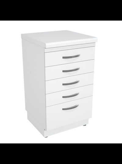 Тумба металлическая с ящиками на подиуме ТМЯ-5.0