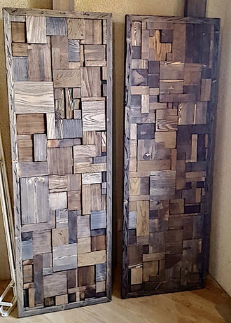 Деревянное панно на стену лофт
