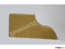 Кирпич облицовочный "Карниз большой". Желтый. Кирпичный завод Брик Филд