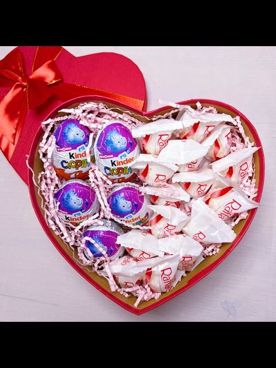 Подарочный набор №9 - Плюшевый мишка 150 см, Шарики 5, Киндер бокс с Рафаэлло