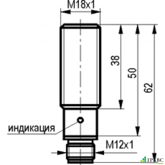 Индуктивный датчик ISB AC4A-31P-8-LZS4