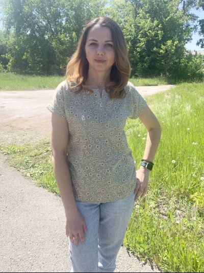 Блузка 478-04230 бежевый