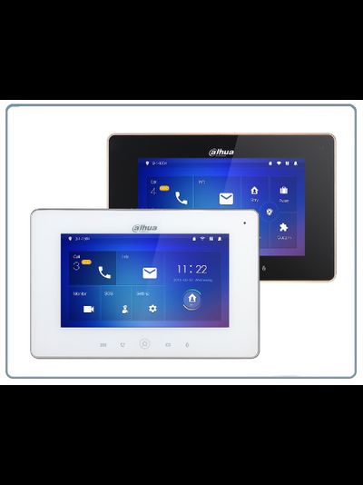 DaHua DHI-VTH5221D/DW Ip видеомонитор 7" WiFi/LAN с сенсорным экраном, для систем видеонаблюдения и видеодомофонии. Имеет встроенный видеорегистратор.