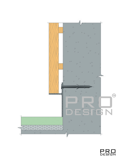 Теневой плинтус скрытого монтажа Pro Design Panel 7208 любой цвет по RAL