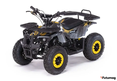 Детский электроквадроцикл MOTAX GRIZLIK MINI Х16 E1000 желтый