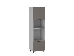 Кухня ВАТЕЛЬ - Шкаф-пенал П-1 Мокко