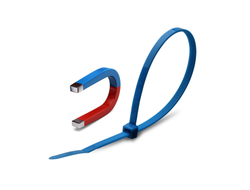 Стяжка нейлоновая КСС «Magnetic» 3х100 (син) (100шт) металлодетектируемая