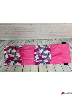 Кармашки-органайзер в шкафчик для детского сада "Линейка" на резинке, 5 карманов, 20×80 см