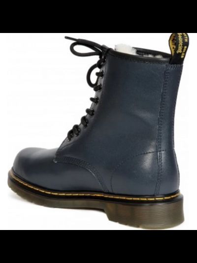 DR.MARTENS 1460 DARK BLUE SMOOTH FLEECE С МЕХОМ