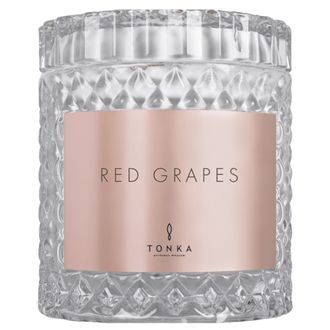 TONKA Ароматическая свеча RED GRAPES, 220 мл