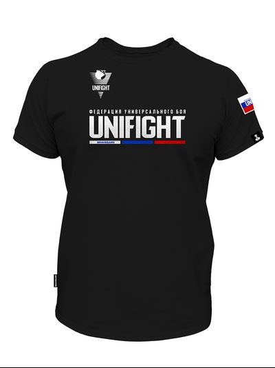 Футболка самбо Универсальный бой BRAVEGARD UNIFIGHT черная