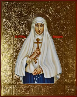 Елисавета (Елизавета) Алапаевская, Святая великомученица, великая княгиня. Рукописная икона.