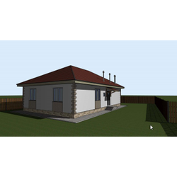 Одноэтажный дом с пятью спальнями 102м² (S33)