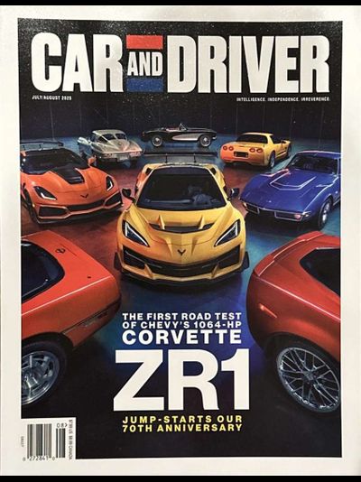 Car And Driver Magazine August 2025, Иностранные журналы об автомобилях автотюнинге, Intpressshop