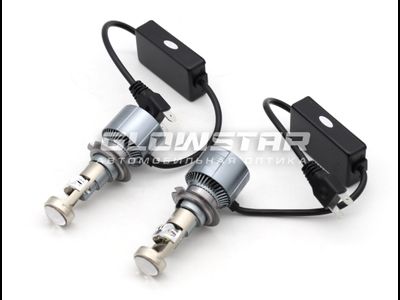 Мини-линзы H7 A80 LED (комплект, 2шт)