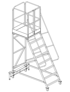 Лестницы с площадкой