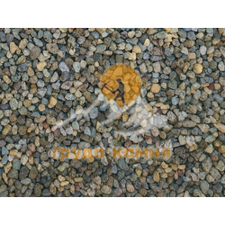 Галька цветная мелкая