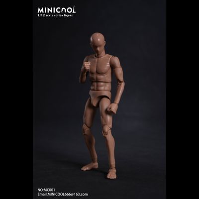 Мужское тело с фиксированной шеей - Коллекционная фигурка 1/12 scale 6-inch action figure male body (MC006) - MINI COOL